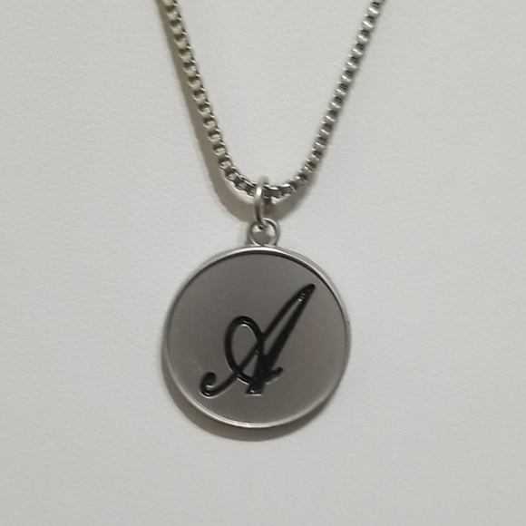 Jewelry - Silvertone Initial A Necklace